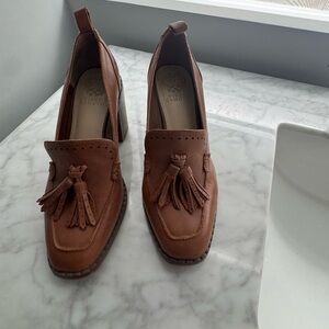 Vince Camuto Brown Tassel Heels